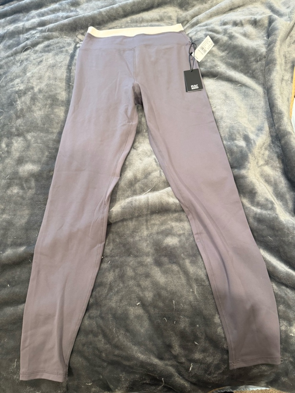 High-Waist Gray Leggings